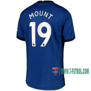 7-Futbol: La Nueva Primera Camiseta Chelsea Fc Mason Mount #19 Niño 2020-2021