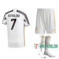 7-Futbol: La Nueva Primera Camiseta Juventus De Turin Cristiano Ronaldo #7 Niño 2020-2021