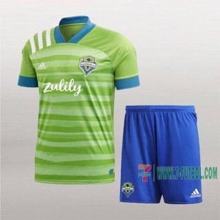7-Futbol: Editar Primera Camiseta Seattle Sounders Niños 2020-2021