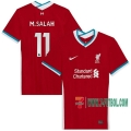 7-Futbol: La Nueva Primera Camisetas Liverpool Mohamed Salah #11 Mujer 2020-2021