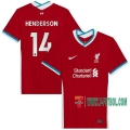 7-Futbol: Nuevas Primera Camisetas Liverpool Jordan Henderson #14 Mujer 2020-2021
