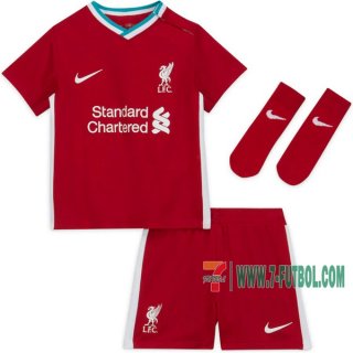 7-Futbol: Nuevas Primera Camiseta Liverpool Niño 2020-2021 Personalizadas