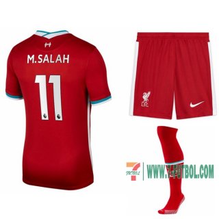 7-Futbol: Compras Nueva Primera Camiseta Liverpool Mohamed Salah #11 Niño 2020-2021