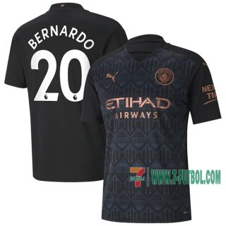 7-Futbol: La Nueva Segunda Camiseta Del Manchester City Bernardo #20 2020-2021