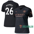 7-Futbol: Las Nuevas Segunda Camisetas Manchester City Mahrez #26 Mujer 2020-2021