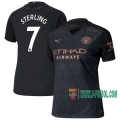 7-Futbol: La Nueva Segunda Camisetas Manchester City Sterling #7 Mujer 2020-2021