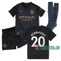 7-Futbol: Compras Nueva Segunda Camiseta Manchester City Bernardo #20 Niño 2020-2021