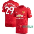 7-Futbol: Nuevas Primera Camiseta Del Manchester United Aaron Wan-Bissaka #29 2020-2021