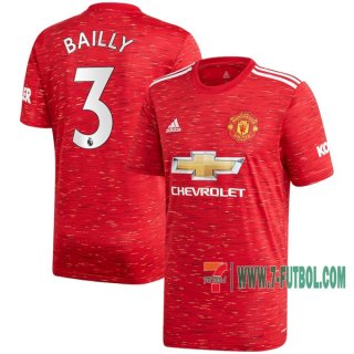 7-Futbol: Las Nuevas Primera Camiseta Del Manchester United Eric Bailly #3 2020-2021