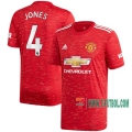 7-Futbol: Nuevas Primera Camiseta Del Manchester United Phil Jones #4 2020-2021