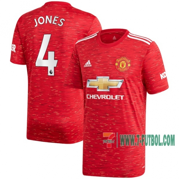7-Futbol: Nuevas Primera Camiseta Del Manchester United Phil Jones #4 2020-2021 7-Futbol: Nuevas Primera Camiseta Del Manchester United Phil Jones #4 2020-2021