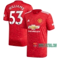 7-Futbol: Nuevas Primera Camiseta Del Manchester United Brandon Williams #53 2020-2021