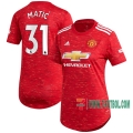 7-Futbol: La Nueva Primera Camisetas Manchester United Nemanja Matic #31 Mujer 2020-2021