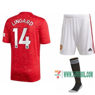 7-Futbol: Compras Nueva Primera Camiseta Manchester United Jesse Lingard #14 Niño 2020-2021