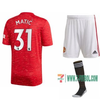 7-Futbol: Compras Nueva Primera Camiseta Manchester United Nemanja Matic #31 Niño 2020-2021