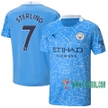 7-Futbol: Las Nuevas Primera Camiseta Del Manchester City Raheem Sterling #7 2020-2021