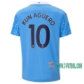 7-Futbol: Las Nuevas Primera Camiseta Manchester City Sergio Agüero #10 Niño 2020-2021