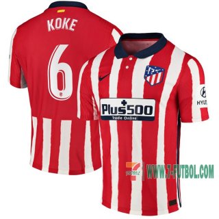 7-Futbol: Las Nuevas Primera Camiseta Del Atletico De Madrid Koke #6 2020-2021