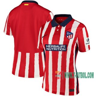 7-Futbol: Nuevas Primera Camisetas Atletico De Madrid Mujer 2020-2021 Personalizadas