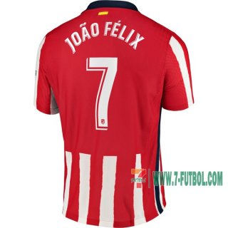 7-Futbol: Compras Nueva Primera Camisetas Atletico De Madrid João Félix #7 Mujer 2020-2021