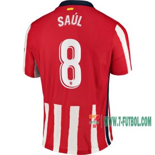 7-Futbol: La Nueva Primera Camisetas Atletico De Madrid Saúl #8 Mujer 2020-2021