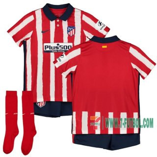 7-Futbol: La Nueva Primera Camiseta Atletico De Madrid Niño 2020-2021 Personalizadas