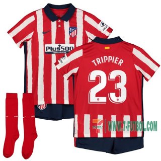 7-Futbol: Nuevas Primera Camiseta Atletico De Madrid Trippier #23 Niño 2020-2021