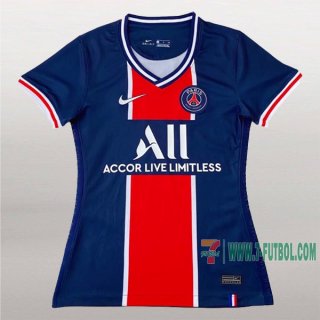 7-Futbol: Editar Primera Camisetas Paris Saint Germain Psg Mujer 2020-2021