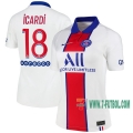 7-Futbol: La Nueva Segunda Camisetas Psg Paris Saint Germain Neymar Icardi #18 Mujer 2020-2021