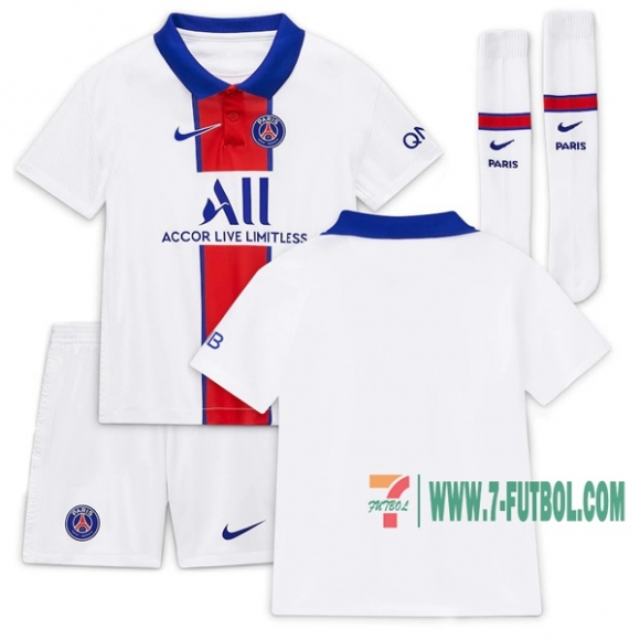 7-Futbol: La Nueva Segunda Camiseta Psg Paris Saint Germain Niño 2020-2021 Personalizadas