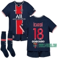 7-Futbol: Las Nuevas Primera Camiseta Psg Paris Saint Germain Neymar Icardi #18 Niño 2020-2021