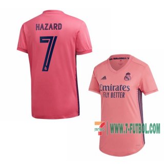 7-Futbol: Compras Nueva Segunda Camisetas Real Madrid Eden Hazard #7 Mujer 2020-2021