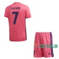 7-Futbol: Las Nuevas Segunda Camiseta Real Madrid Eden Hazard #7 Niño 2020-2021