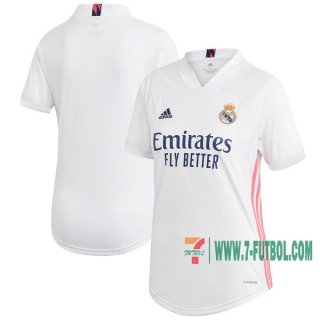 7-Futbol: Nuevas Primera Camisetas Real Madrid Mujer 2020-2021 Personalizadas