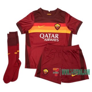 7-Futbol: Las Nuevas Primera Camiseta As Roma Niño 2020-2021 Personalizadas