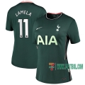 7-Futbol: La Nueva Segunda Camisetas Tottenham Hotspur David Lamela #11 Mujer 2020-2021