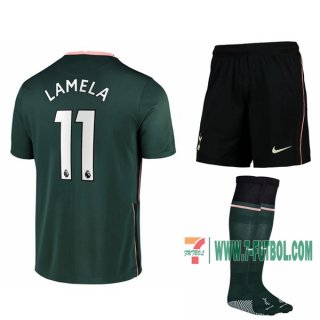 7-Futbol: Compras Nueva Segunda Camiseta Tottenham Hotspur David Lamela #11 Niño 2020-2021