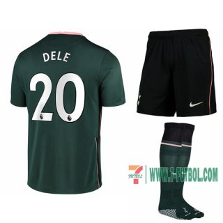 7-Futbol: La Nueva Segunda Camiseta Tottenham Hotspur David Dele #20 Niño 2020-2021