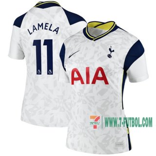 7-Futbol: Compras Nueva Primera Camisetas Tottenham Hotspur David Lamela #11 Mujer 2020-2021