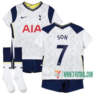 7-Futbol: Nuevas Primera Camiseta Tottenham Hotspur David Son #7 Niño 2020-2021