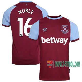 7-Futbol: Compras Nueva Primera Camiseta Del West Ham United Noble #16 2020-2021