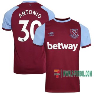 7-Futbol: La Nueva Primera Camiseta Del West Ham United Antonio #30 2020-2021