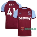 7-Futbol: Nuevas Primera Camiseta Del West Ham United Rice #41 2020-2021
