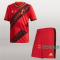 7-Futbol: Primera Camiseta Belgica Niño Personalizada Eurocopa 2020/2021