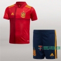 7-Futbol: Primera Camiseta Espana Niño Personalizadas Eurocopa 2020/2021
