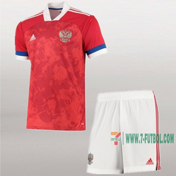 7-Futbol: Primera Camiseta Rusia Niño Personalizadas Eurocopa 2020/2021