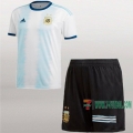7-Futbol: Primera Camiseta Argentina Niño Personalizada 2019/2020