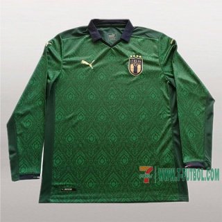 7-Futbol: Tercera Camiseta Futbol Italia Manga Larga Hombre Con Tu Nombre Eurocopa 2020/2021