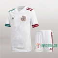 7-Futbol: Segunda Camiseta Mexico Niño Con Tu Nombre 2020/2021
