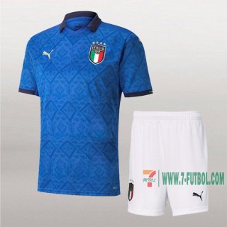 7-Futbol: Primera Camiseta Italia Niño Personalizada Eurocopa 2020/2021